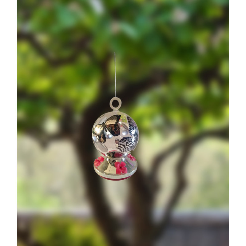 Creative Motion Hand-Painted Decorative Bird Feeder | Wayfair